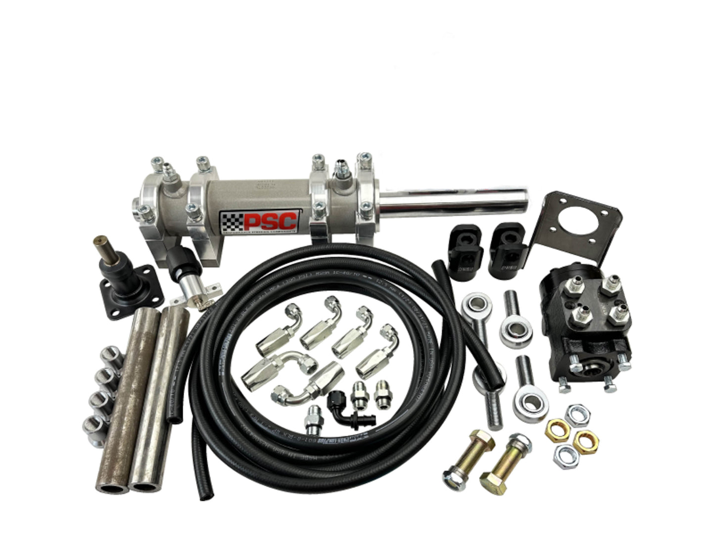 2.75" X 8.0" Full Hydraulic Steering Kit – BASIC Universal – For Over 40" Tires