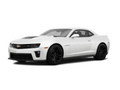White 2015 Chevrolet Camaro shown as a reference for accessory drive conversion components compatible with LS3 and Gen 5 LT platforms.