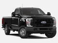 Black Ford Super Duty F-250 truck shown as reference for compatible steering components and upgrade parts.