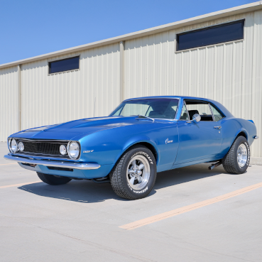 Image of a blue muscle car/hot rod to link to muscle car, hot rods and performance cars steering parts and components.