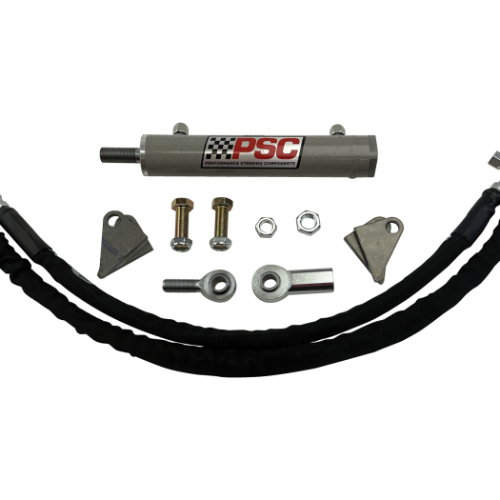 Mechanical parts with PSC branding on a white background