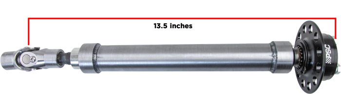 PSC performance STEEL XR Series Steering Column with measurement 