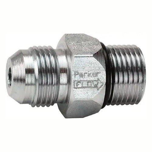 Metal fitting with 'Parker' branding on a white background