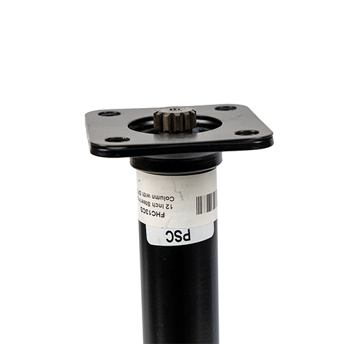 Zoomed in angle of FHC11CS, steering column with quick release. 
