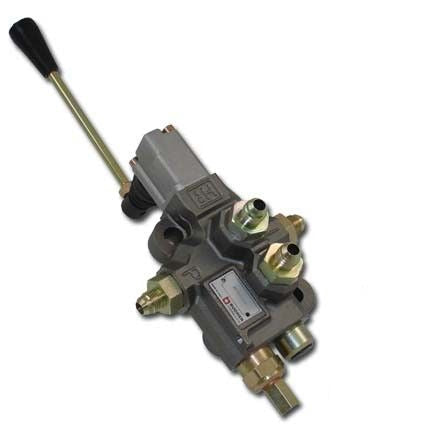 Mechanical valve with a lever on a white background, featuring the PSC logo.