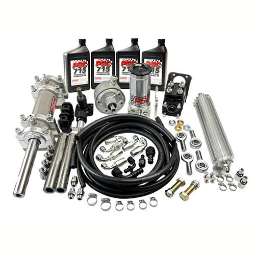 Collection of automotive parts including pipes, connectors, and electronic components on a white background