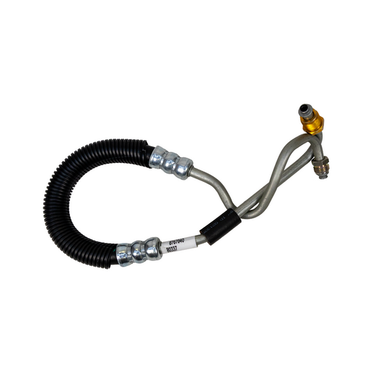 Black 2001-2010 GMC 2500/3500 HD 6.6 Duramax Hydro-Boost to Steering Pump Xtreme-Duty Pressure Hose Assembly