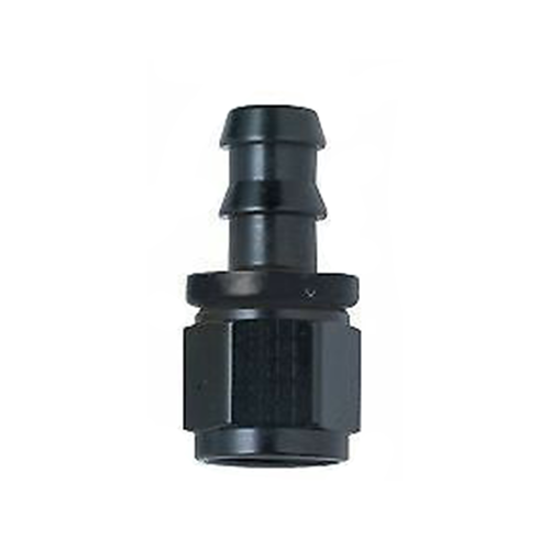 Low pressure push-lock hose fitting on a white background. HF-LP006