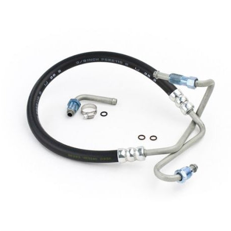 Hose for HK2000 with fittings and o-rings included on a white background. 