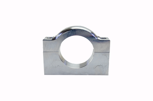 Metallic clip on a white background