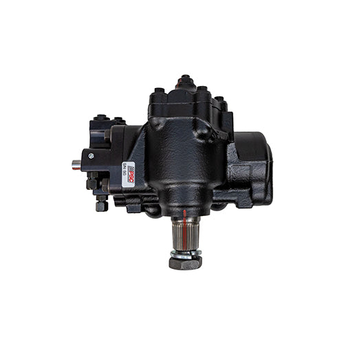 Black mechanical pump on a white background