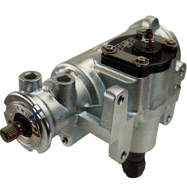 Metal mechanical component on a white background