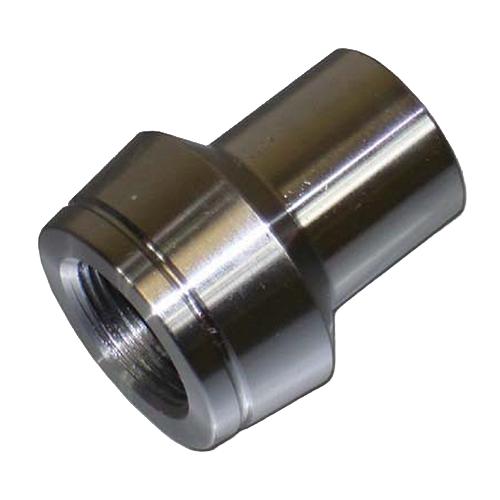 Metal tube adapter TA875-14L on a white background.