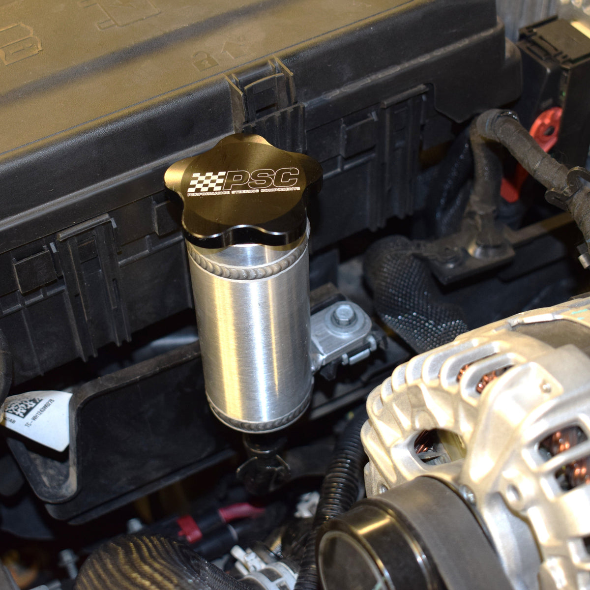 Electric Power Steering Aluminum Reservoir Filler Neck & Tank - Jeep Wrangler JL/JLU & Gladiator JT (2018+)