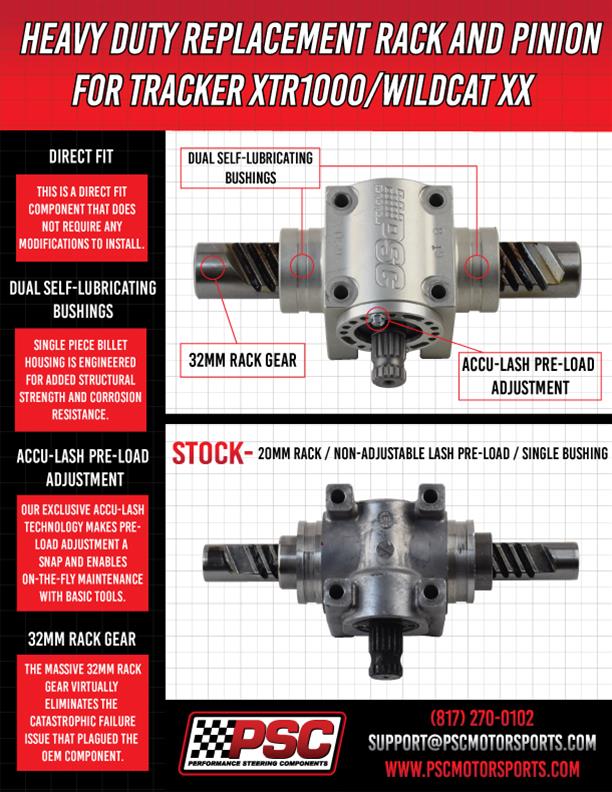 Billet Rack & Pinion – Arctic Cat Wildcat XX (2018–2021) | PSC