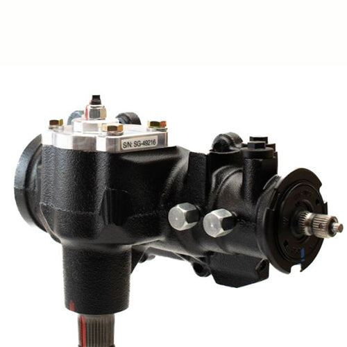 Black Steering Gearbox on a white background